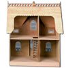 The Arthur Dollhouse: Unpainted Back View