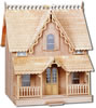 The Arthur Dollhouse: Unpainted Front View 